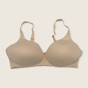 Soma Embraceable Wireless Lightly Lined Beige T-Shirt Comfort Lounge Bra 36D